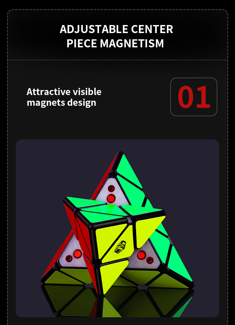 triboxストア / X-Man Design Magnetic Pyraminx Bell V2 Stickerless